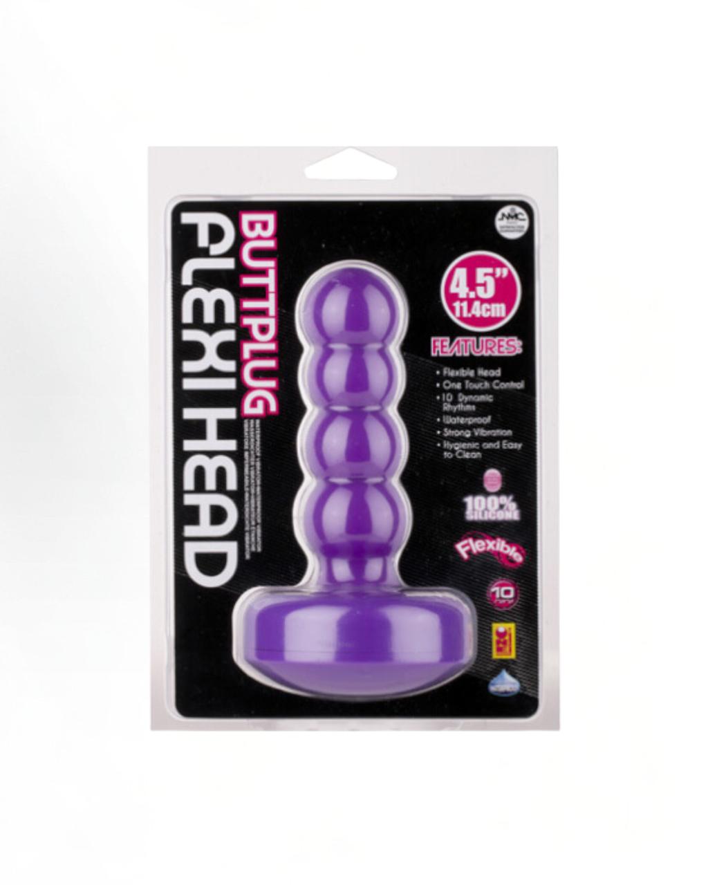 4.5 Inch Flexible Ribbed Vibrating | Butt Plug