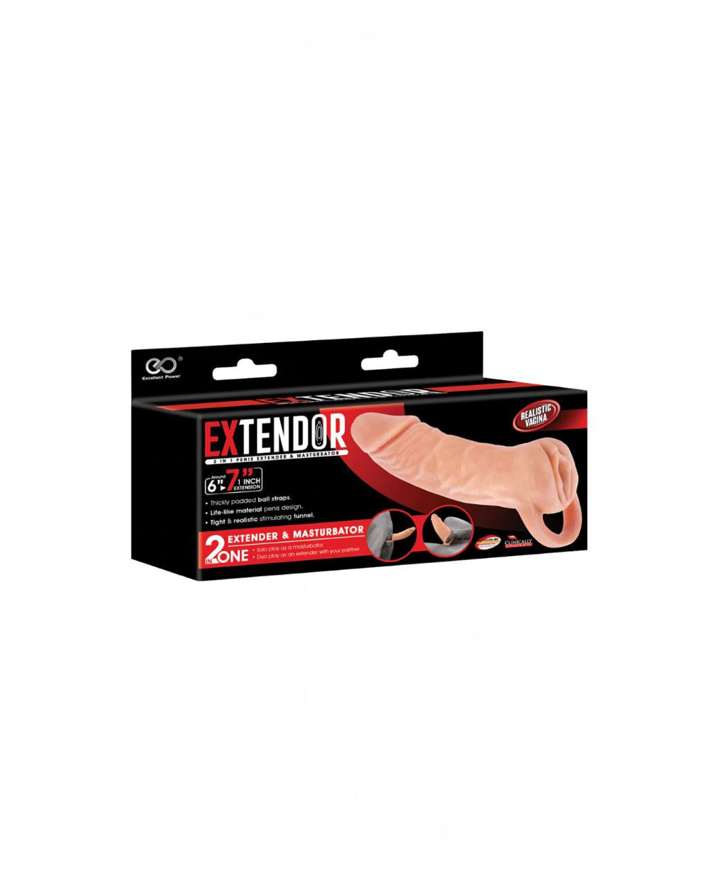 Extendor 2 in 1 Masturbator and Extender