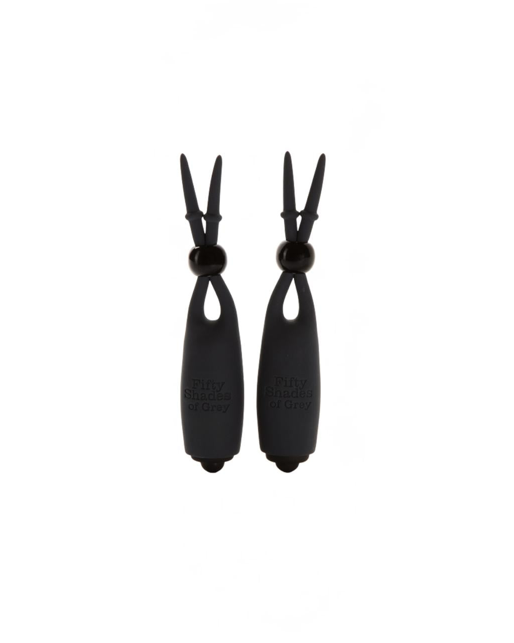 Fifty Shades of Grey – Vibrating Nipple Clamps Black