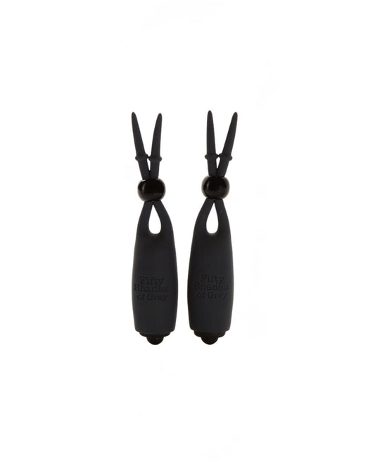 Fifty Shades of Grey – Vibrating Nipple Clamps Black