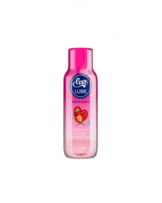 Love Lube Water-Based Strawberry Lubricant 125ml