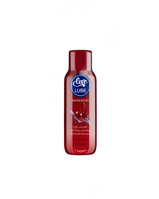 Love Lube Water-Based Warming Cherry Lubricant 125ml