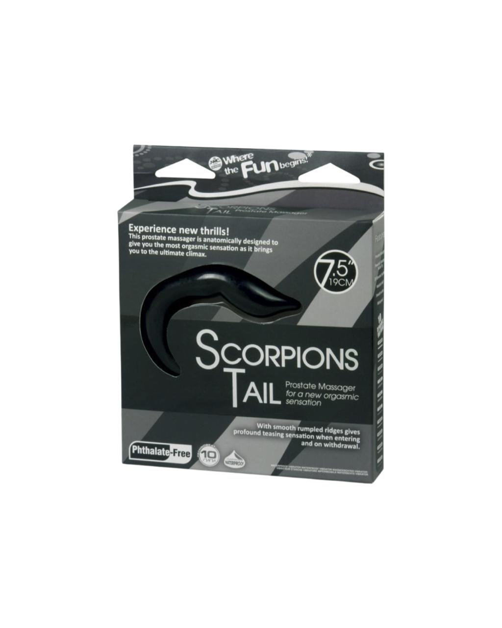 Scorpions Tail 7,5 inch PVC Waterproof | Prostate Massager