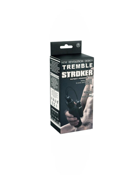 Tremble Stroker Silicone Masturbator with Gyrating Bullet Vibrator