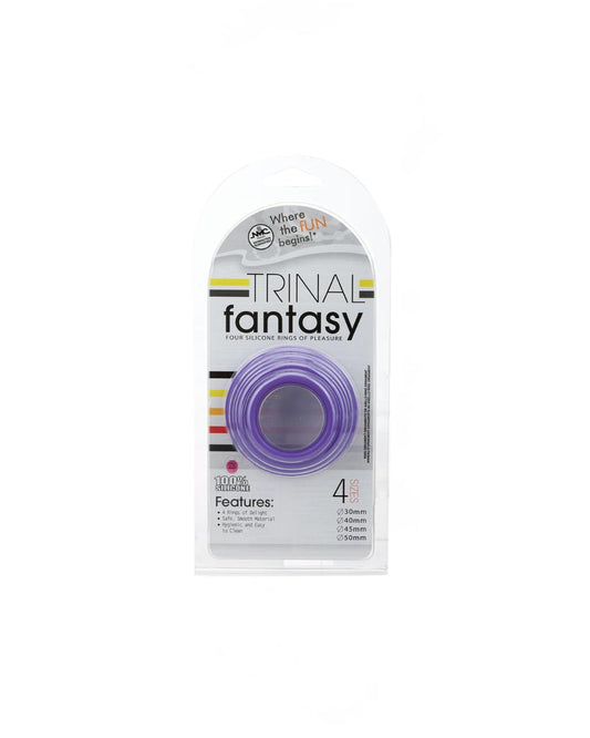 Trinal Fantasy Silicone Cock Ring Set