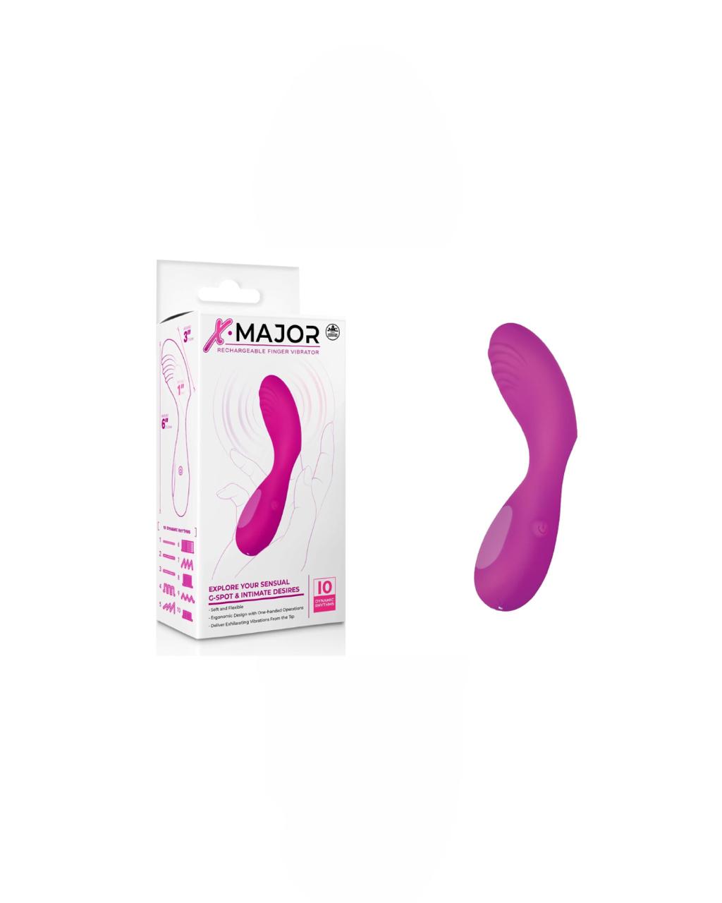 X-Major Rechargeable Finger Vibrator